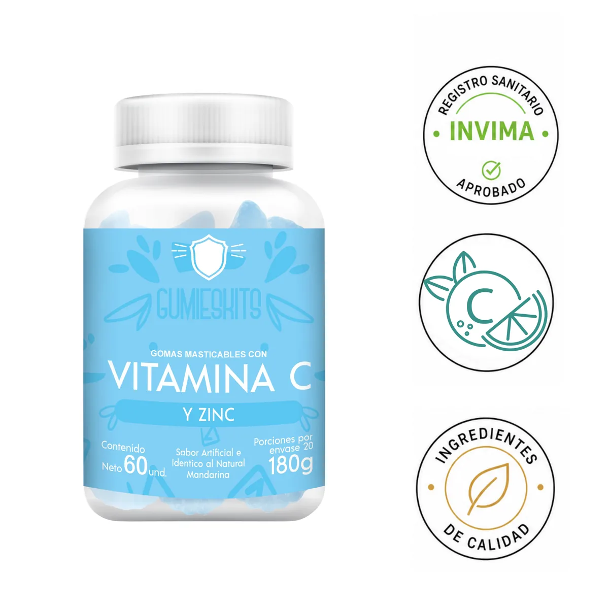 Gomitas de Vitamina C — Mandarina