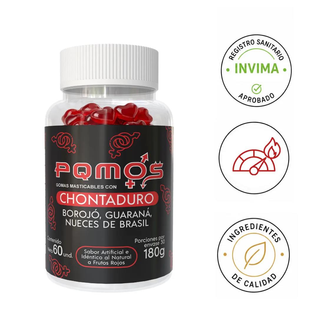 Gomitas con Chontaduro — Frutos rojos