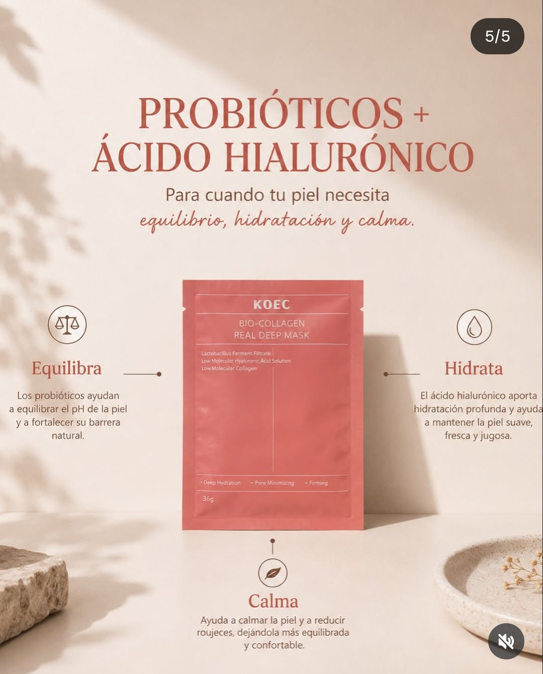 Mascarilla KOEC Purificante e Hidratante