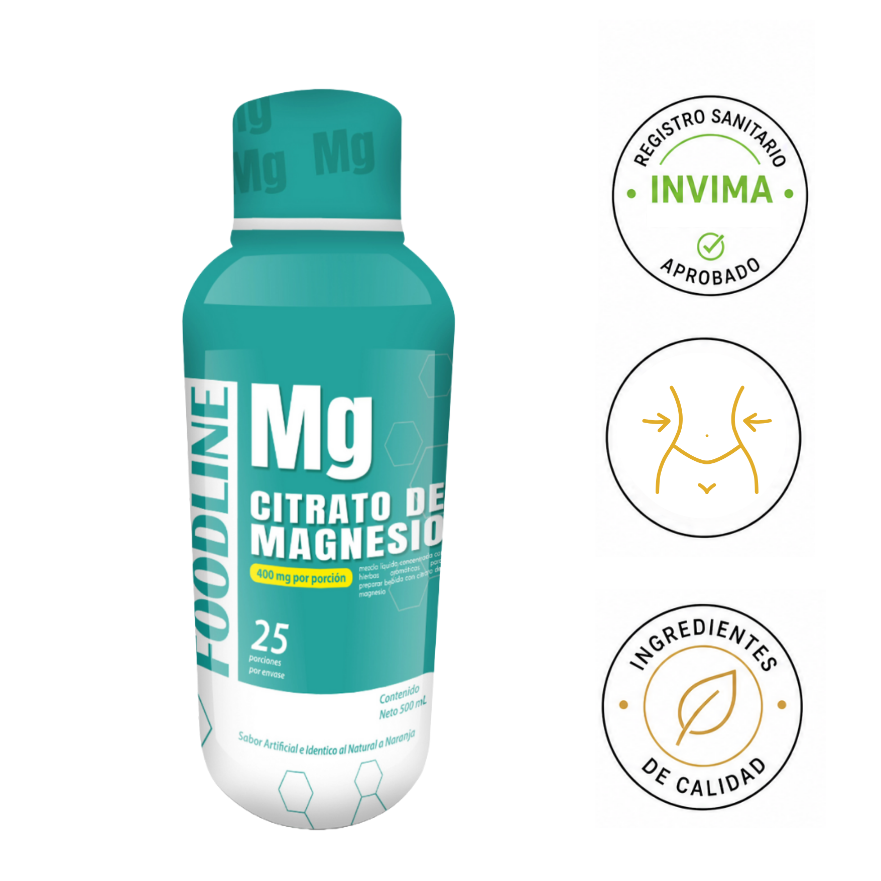 Citrato de Magnesio Liquido 500 ML — 