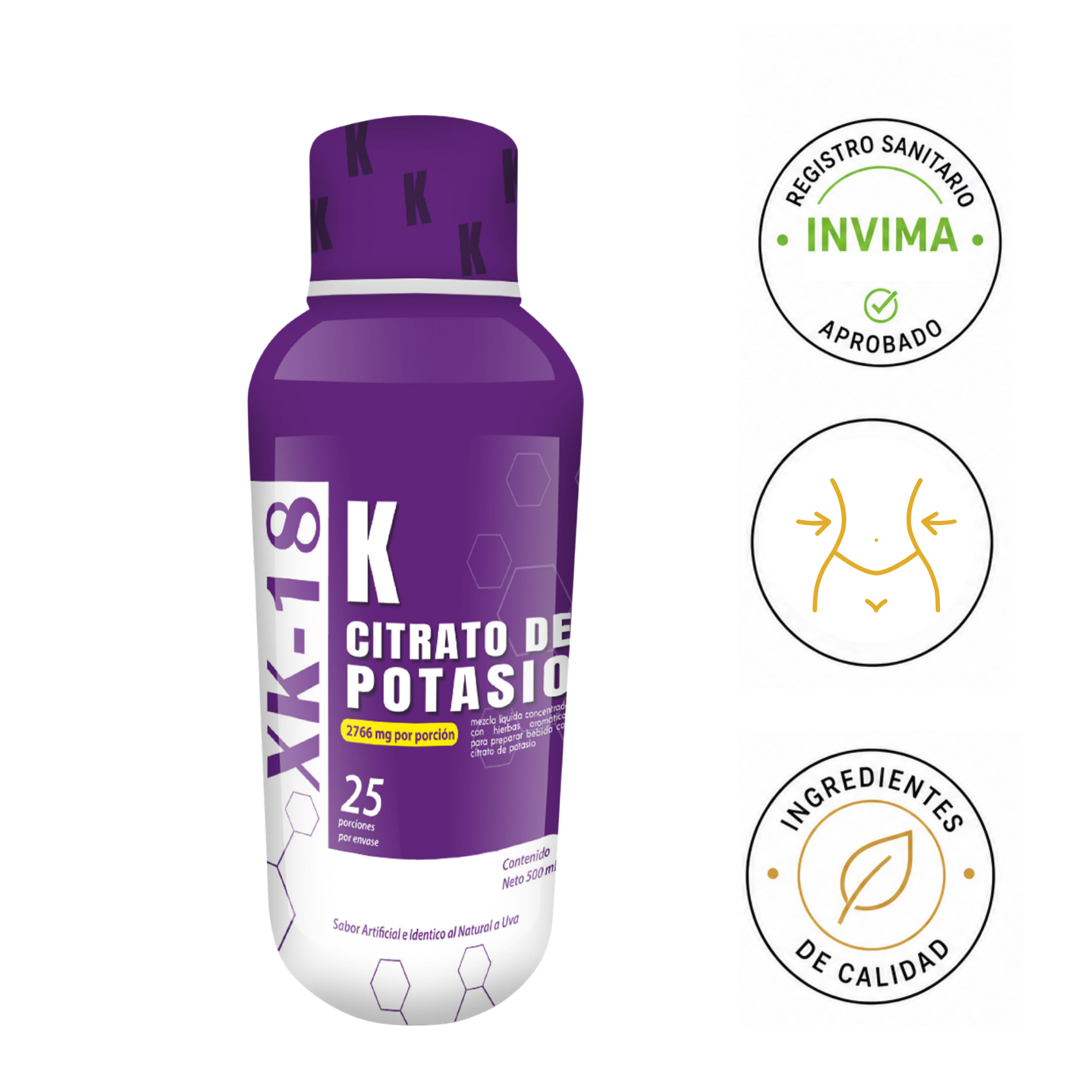 Citrato de Potasio Liquido 500 ML — 
