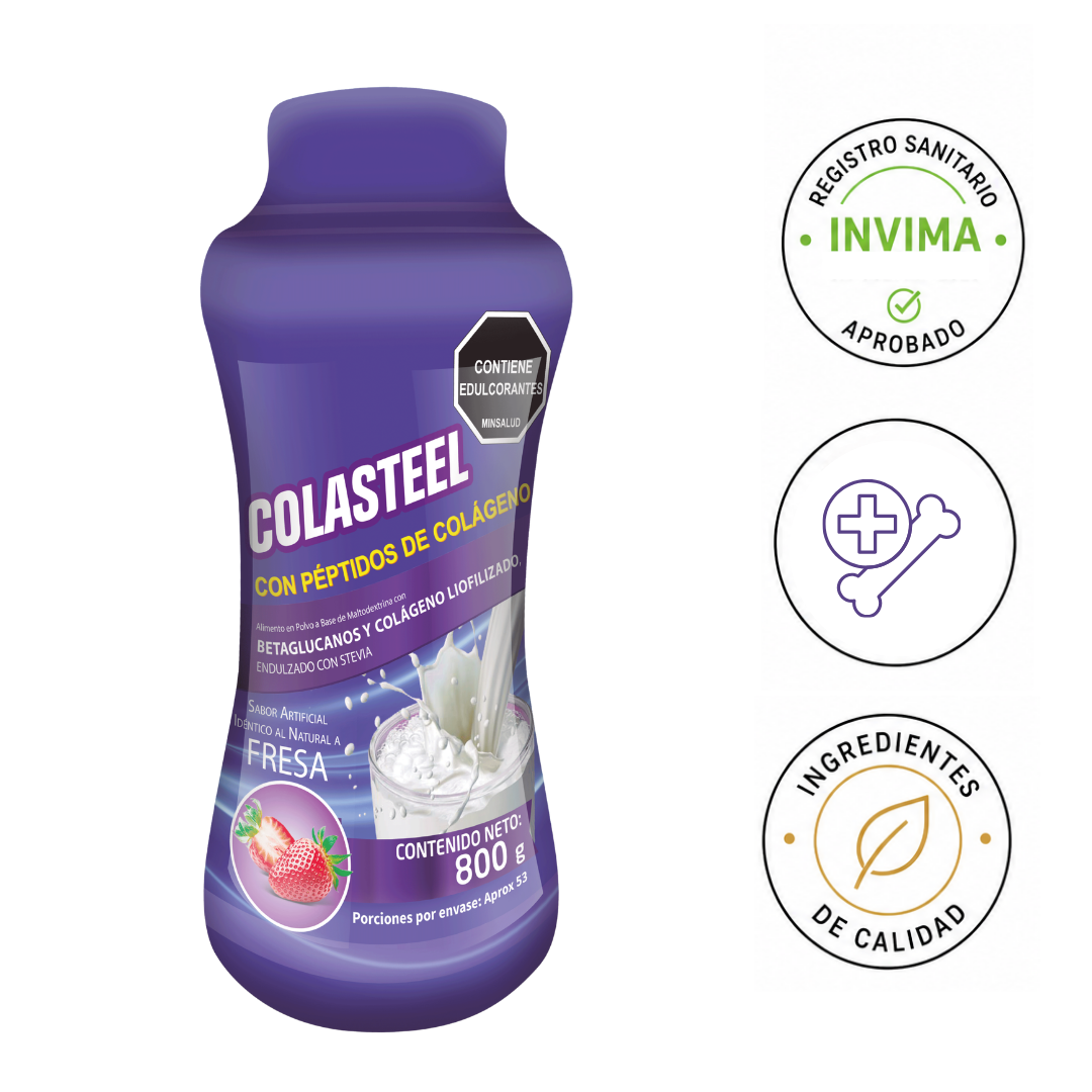 Colasteel Malteada x 800 gr — 