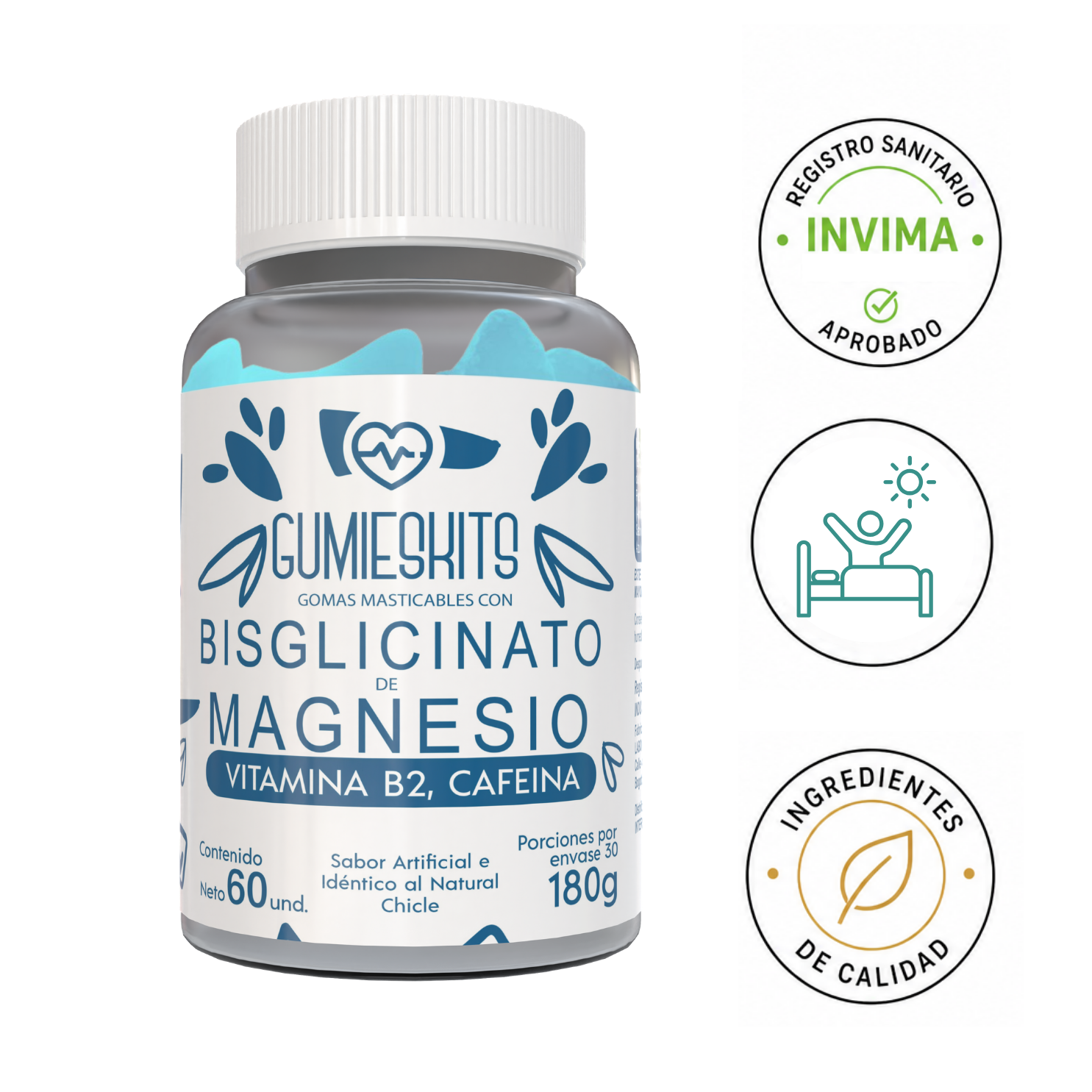 Gomitas de Bisglicinato de Magnesio — 