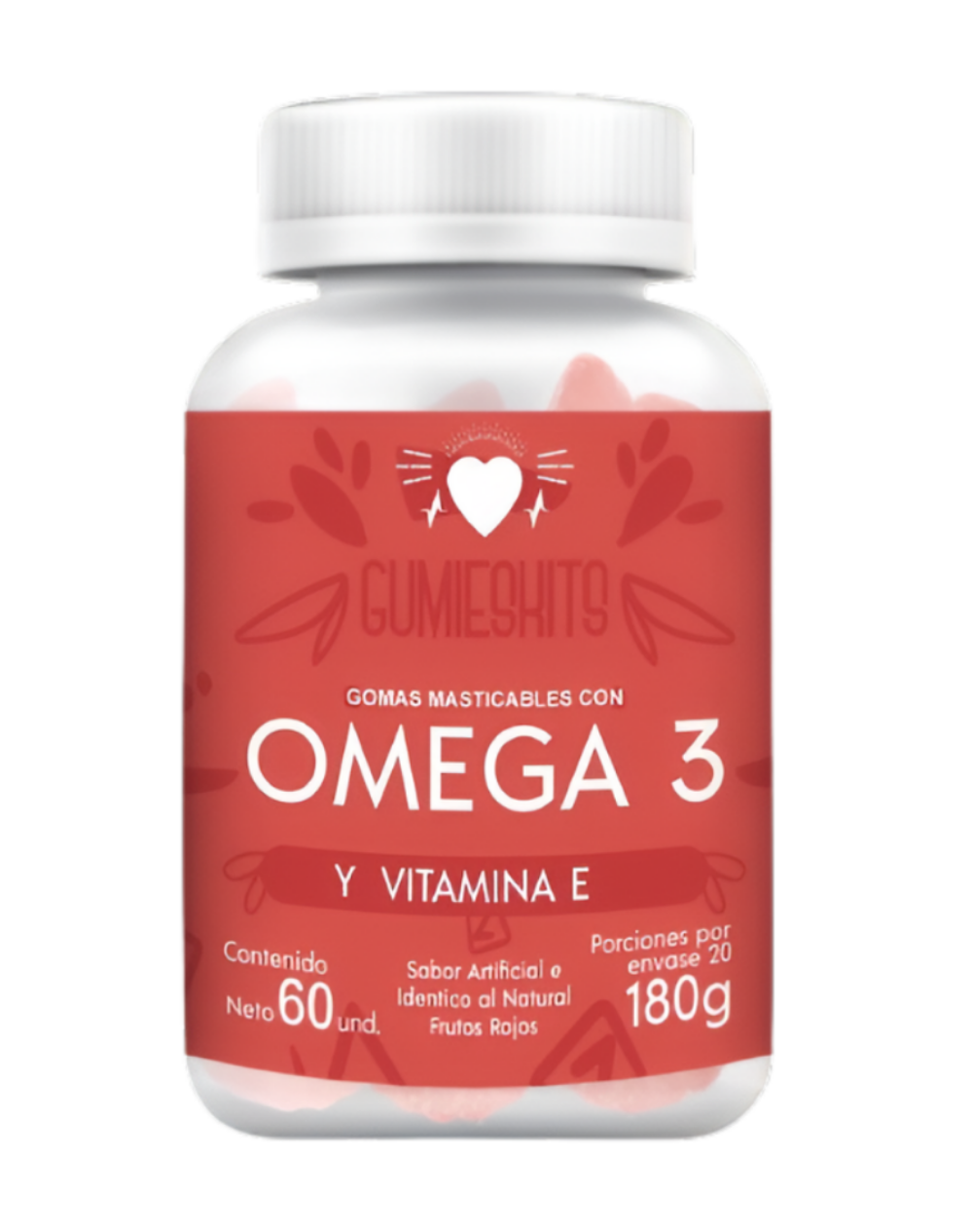 Gomitas con Omega 3 y Vitamina E — 