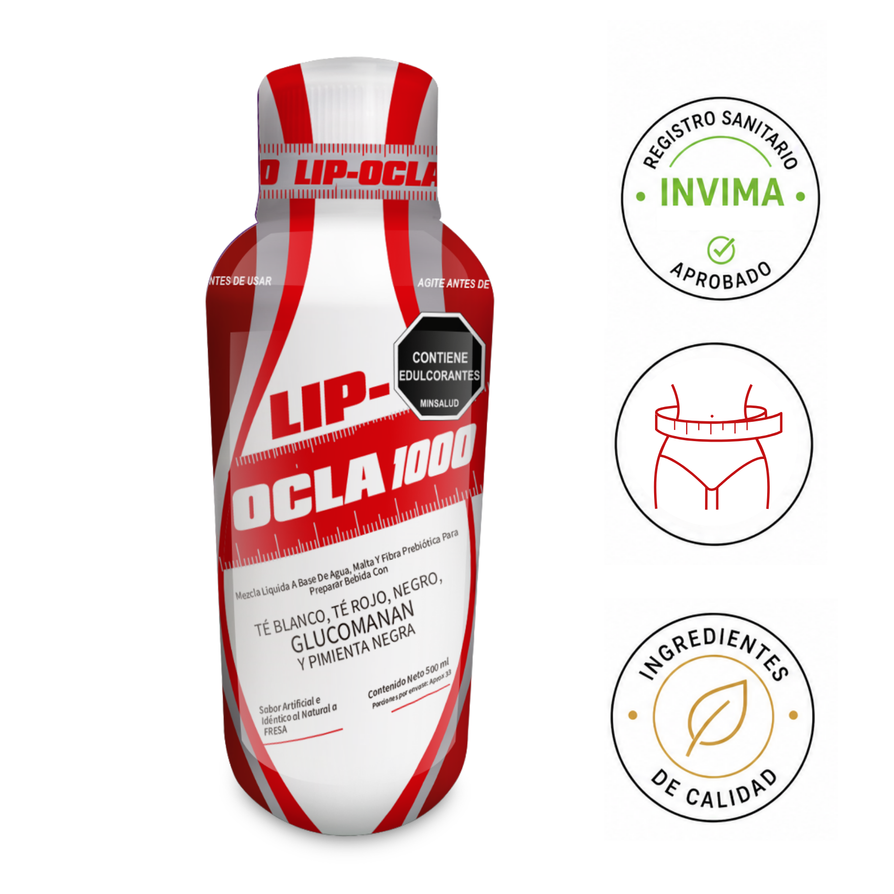 LIP-0-CLA 1000 X 500 ml — 