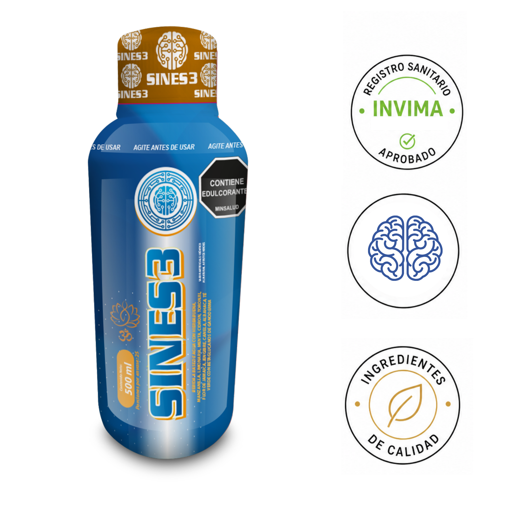SINES3 x 500 ml — 